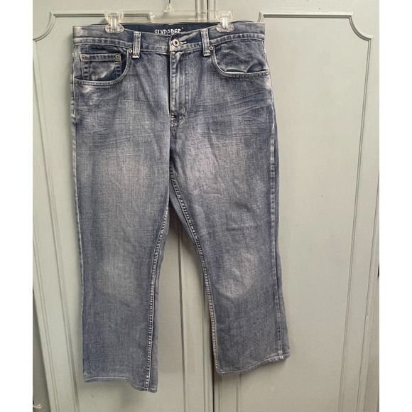 Flypaper Jeans Mens 36x28 Grunge 90s Y2K Boot Jeans Casual Denim Streetwear - Picture 5 of 10